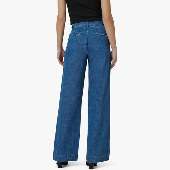 Joe's Women's High Rise Wide Leg Denim Trouser - Picture 3 of 8